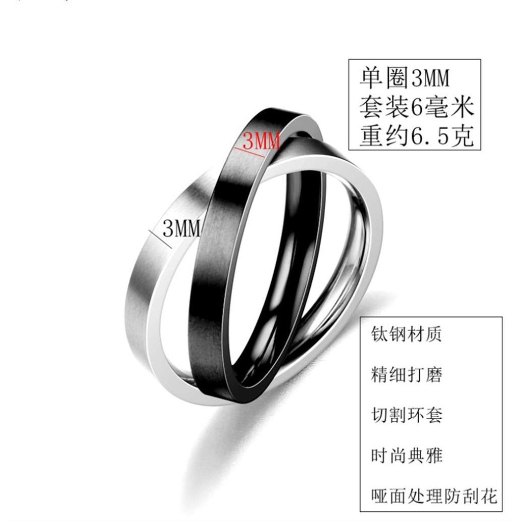 Nhẫn Thép Titan Sáng Tạo Có Thể Xoay Cho Nam Và Nữ sd044