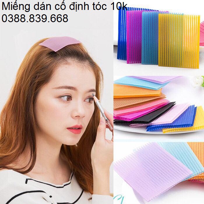 MIẾNG DÁN CỐ ĐỊNH TÓC 10 NHIỀU MÀU