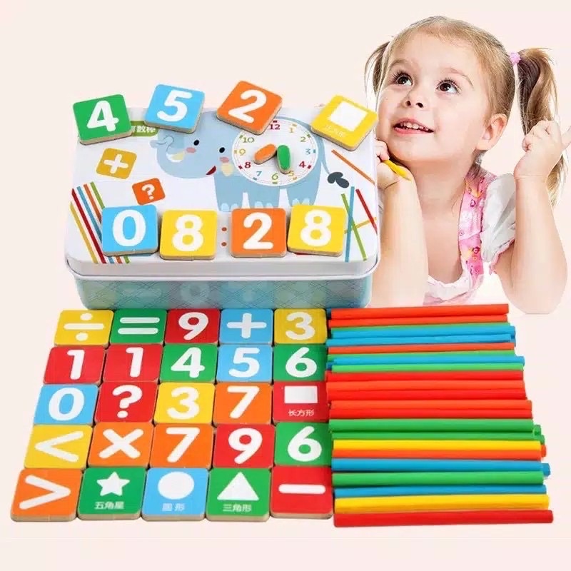 ❤️SALE[DEAL SỐC⭐️ Bộ Đồ Chơi Xếp Hình Gỗ Có Nam Châm Giáo Dục Sớm Cho Bé Giúp Bé Phát triển trí tuệ AN TOÀN