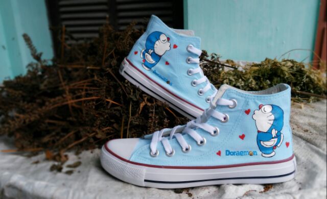 Giày Doremon cao cổ( ảnh thật shop chụp phía sau) | BigBuy360 - bigbuy360.vn