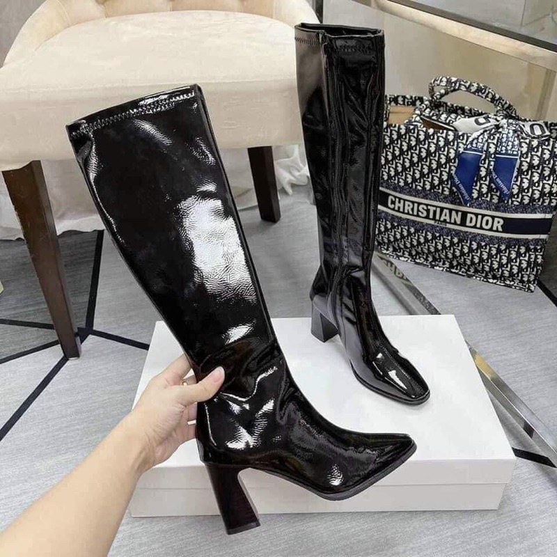 Bốt đùi da bóng cao cấp full hộp kèm ảnh thật | BigBuy360 - bigbuy360.vn