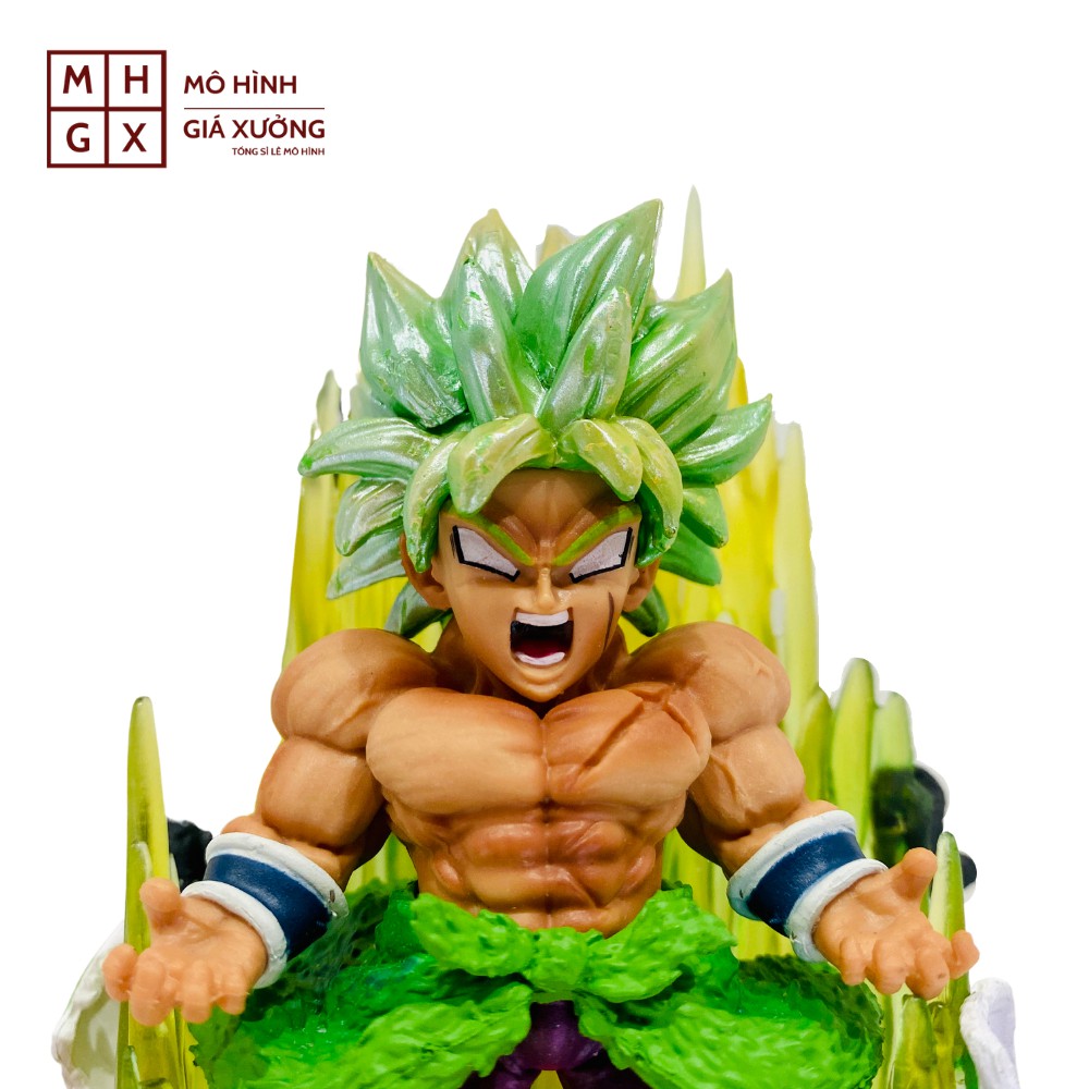 Mô hình Dragon Ball Nhân Vật Songoku - Vegata - Broly Cao 11 - 14cm - có đèn led ở base  mô hình figure 7 viên ngọc rồng