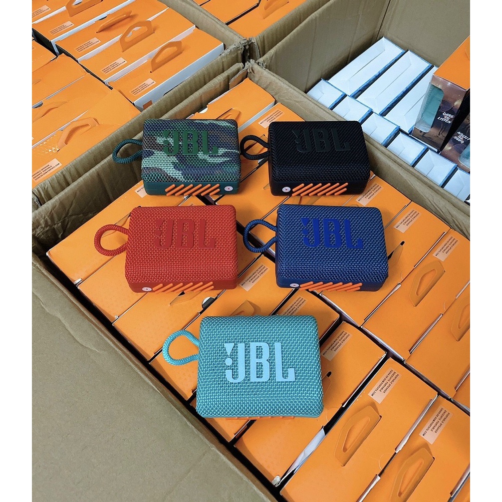 Loa bluetooth mini jbl go 3 Fullbox New 100% giá rẻ nhỏ gọn tiện lợi âm thanh to rõ pin 5h Bảo hành 3 tháng 1 đổi 1