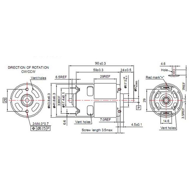 Động cơ làm nhang 24V 20W 4500rpm