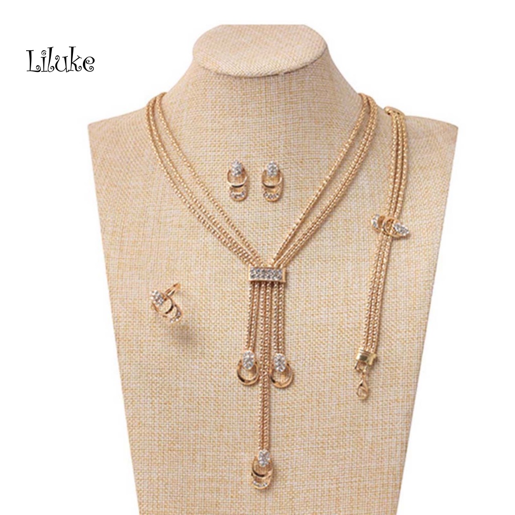 Bộ Trang Sức 4 Món Thời Trang Dành Cho Nữ