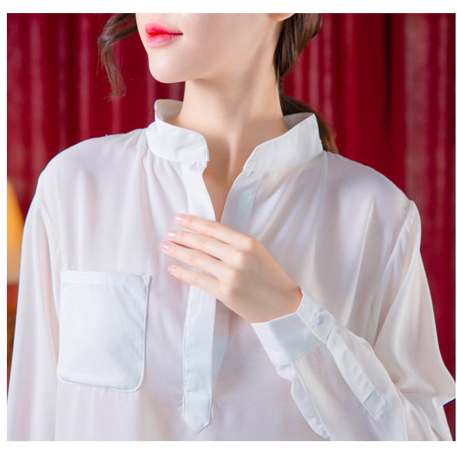 Áo sơ mi ngủ đẹp sang chảnh lôi cuốn và hấp dẫn SMND1016