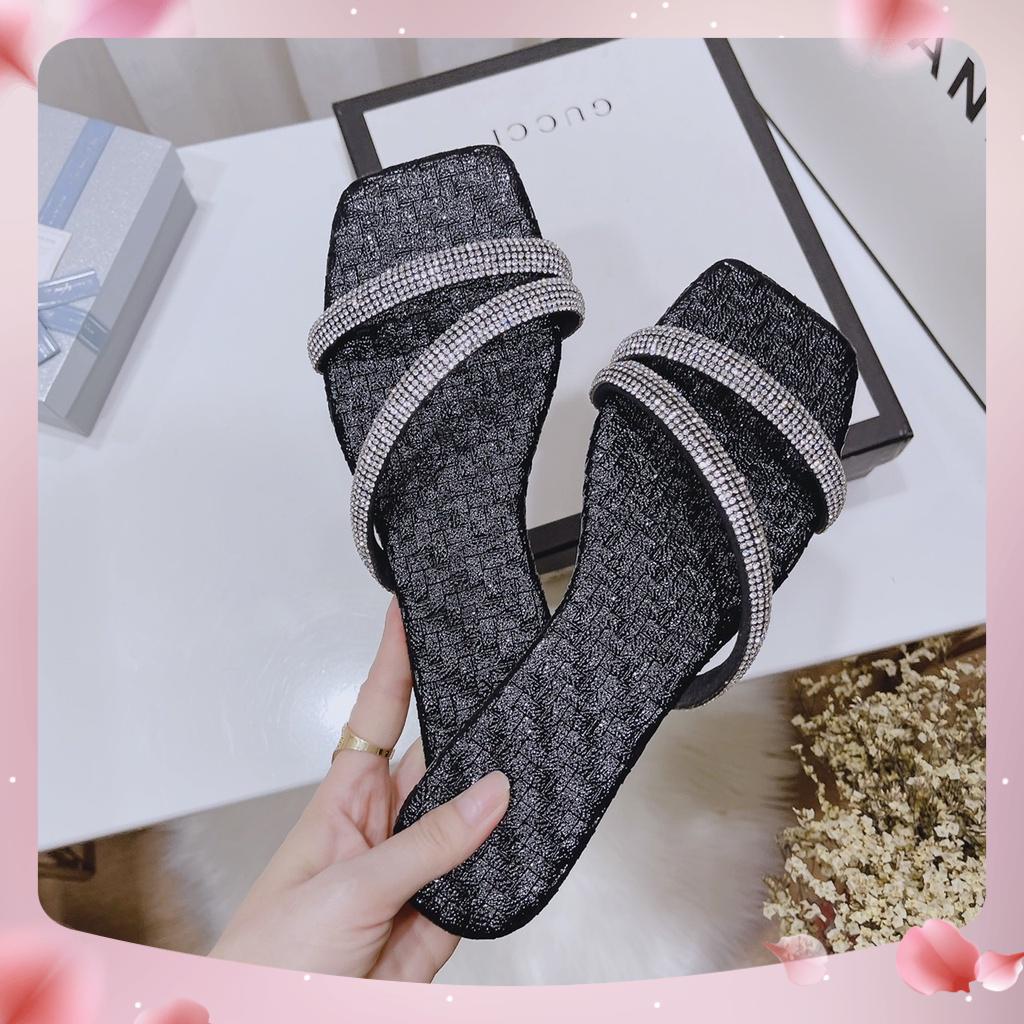 DÉP THỜI TRANG ĐÁ CHÉO SIÊU ĐẸP