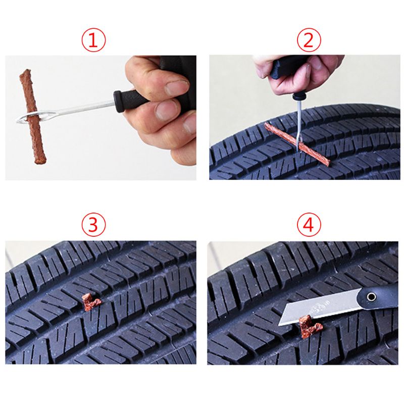 Bộ Dụng Cụ Vá Lốp Xe Đạp / Mô Tô Tiện Dụng