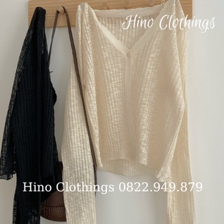 Áo khoác cardigan len mỏng H028