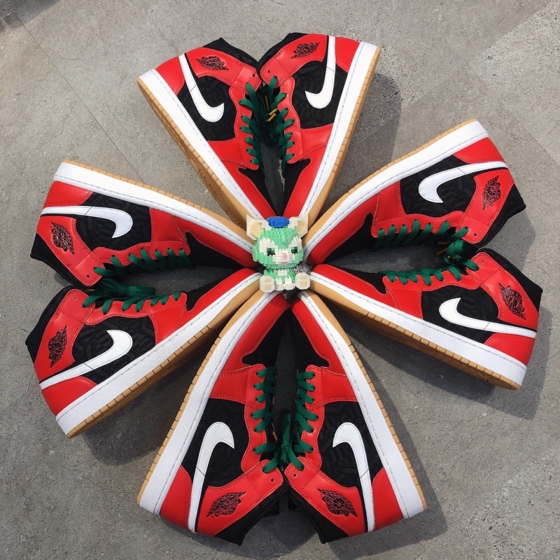 [Chính Hãng] Giày Jordan 1 INFRARED - Merry Xmas (DQ8417-006), Giáng sinh vui vẻ ❄️☃️