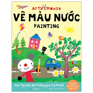 Sách arty mouse - vẽ màu nước