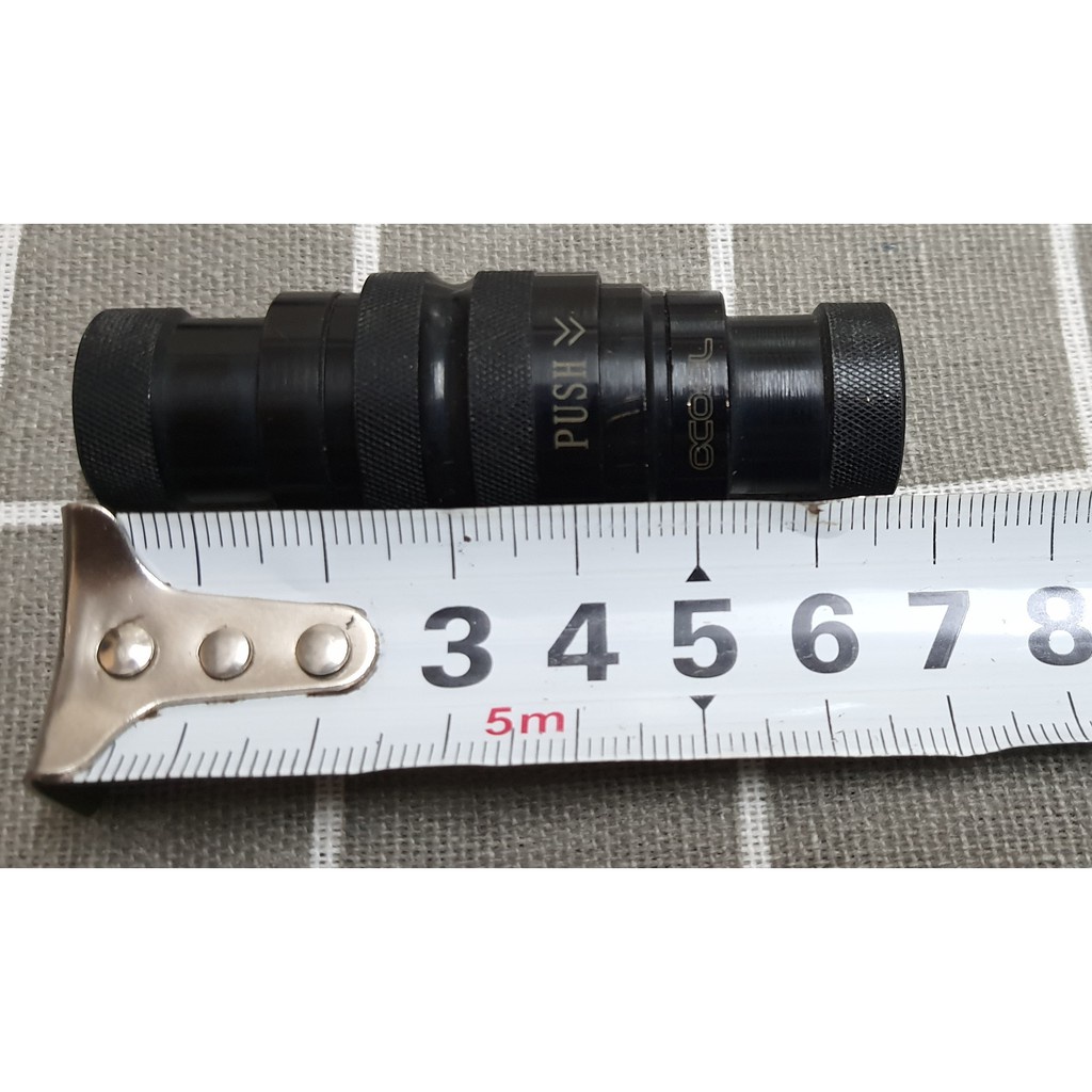 Thanh lý Fit rút nhanh ALPHACOOL EISZAPFEN QUICK RELEASE BLACK G1/4"