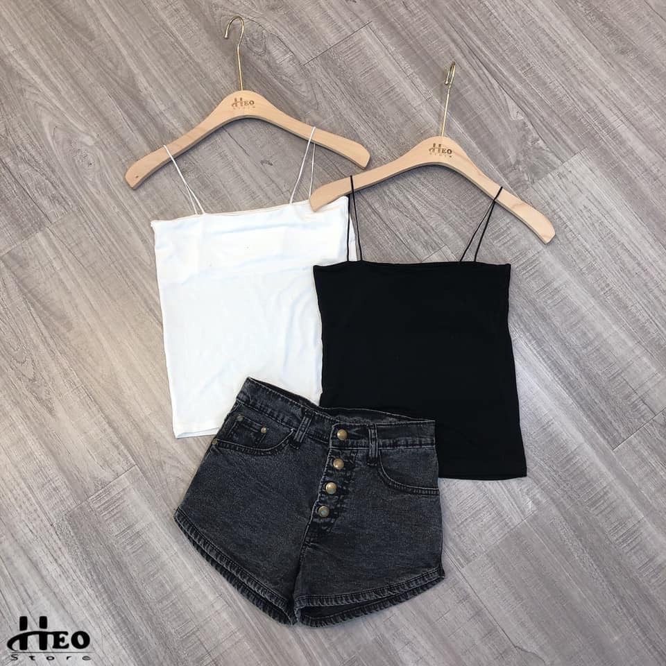 [ Mã WASTAPR giảm 10K đơn 50K] Áo dây mùa hè siêu hot forgirl chất liệu cotton co dãn | BigBuy360 - bigbuy360.vn