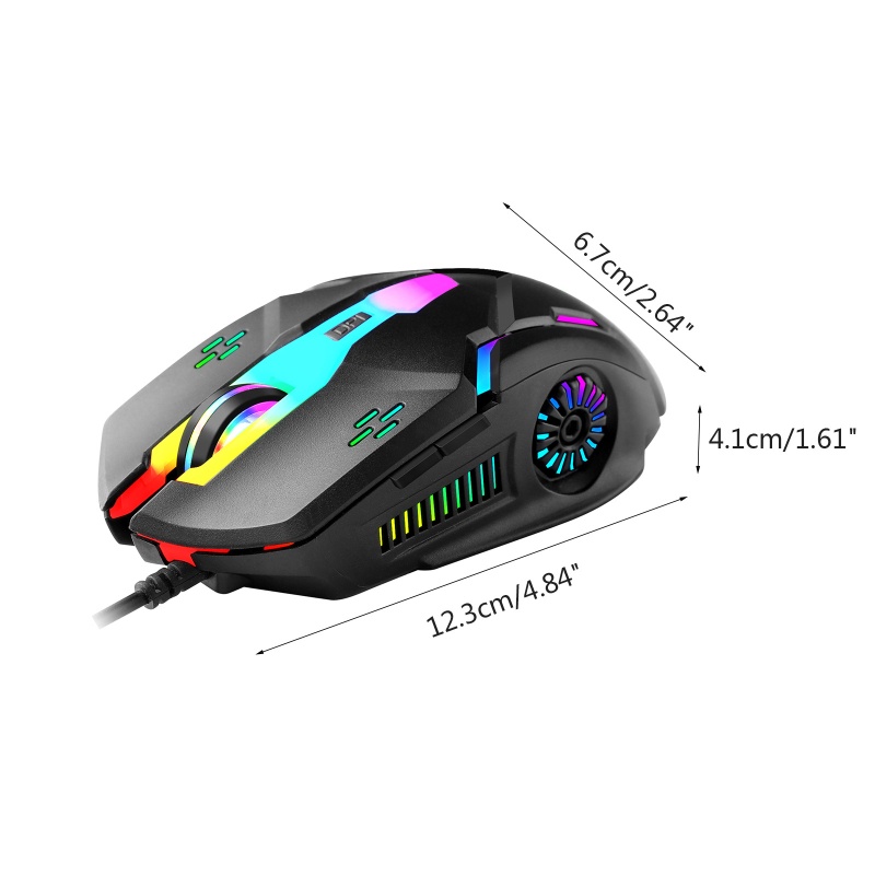 Chuột Gaming btsg Bajeal Có Dây, 6 NúT BấM Và ĐèN RGB