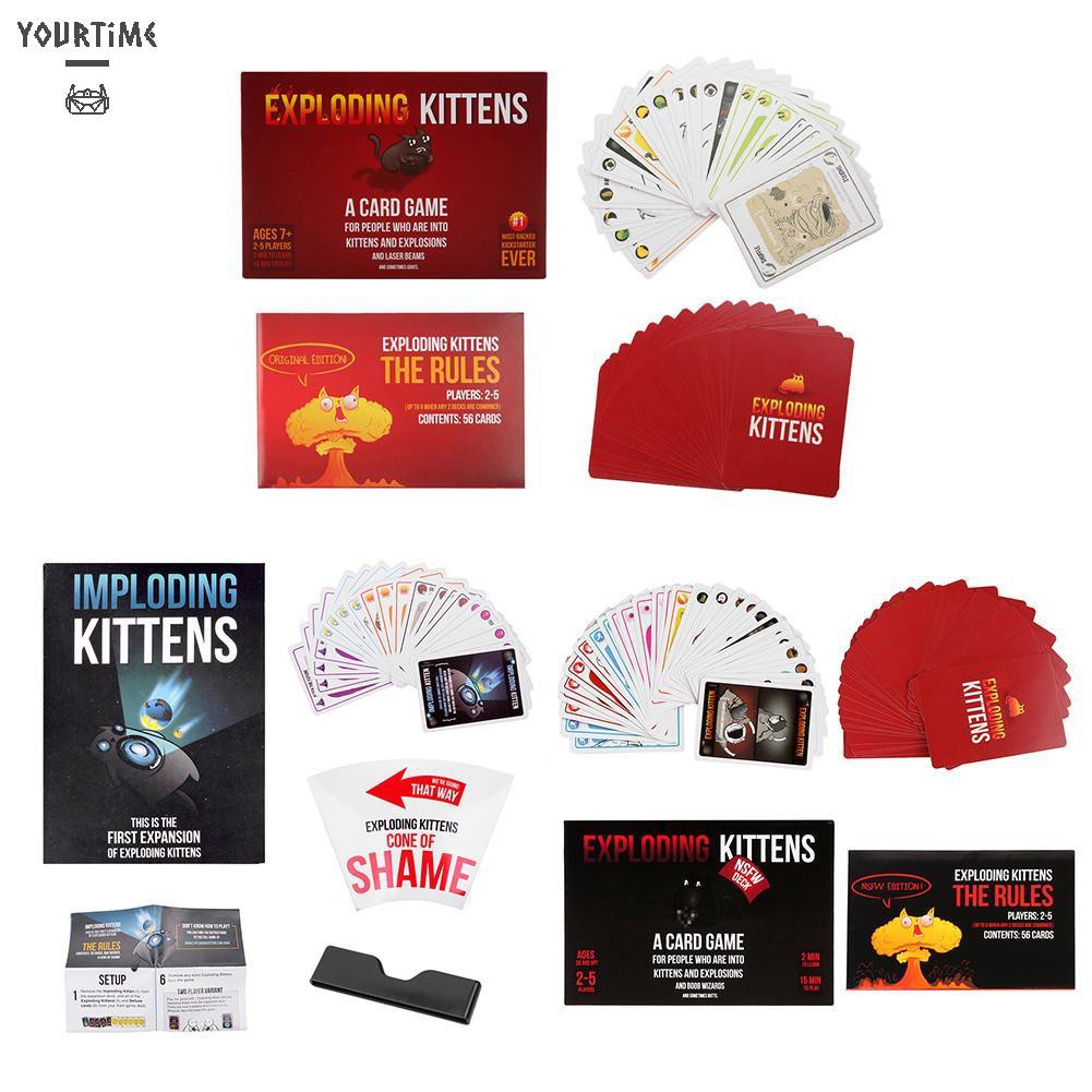 Đồ chơi Fun Table Card Imploding Exploding Kittens Card Family Gathering Game Gift