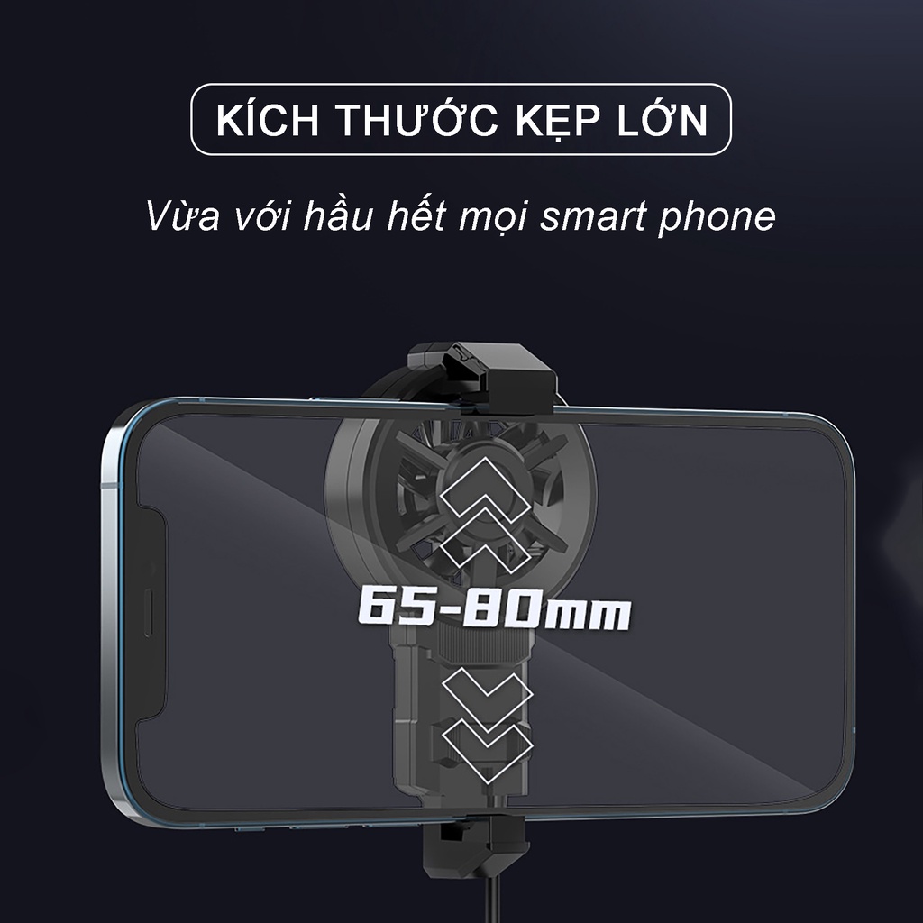 Quạt tản nhiệt điện thoại MEMO FL06 kết nối usb làm mát nhanh trọng lượng nhẹ dành cho game thủ chơi PUBG LIÊN QUÂN