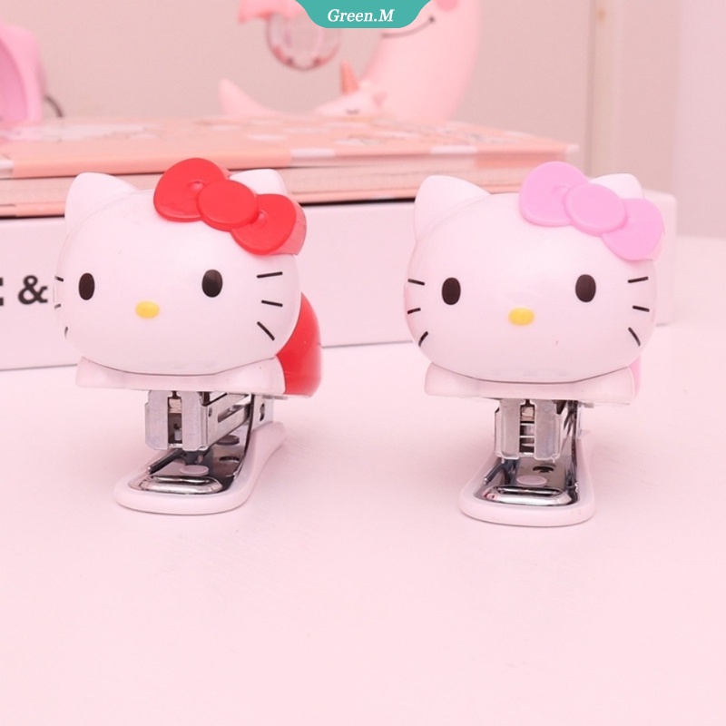 Dập Ghim Bấm Mini Hình Hello Kitty Dễ Thương