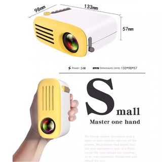 Máy chiếu phim mini YG530S kết nối điện thoại
