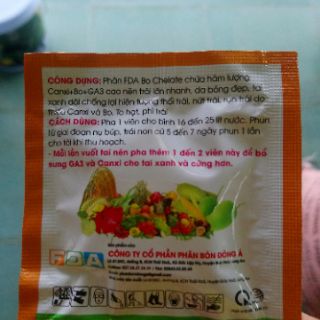 Phân bón lá canxi bo 10g