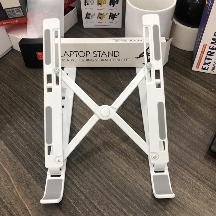 Giá đỡ laptop stand hỗ trợ tản nhiệt có thể gấp gọn chỉnh độ cao để laptop, ipad, macbook, surface-Giá đỡ Nhựa -dc4433