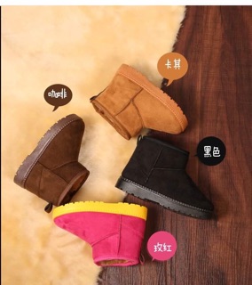 Boot cao cổ lót lông cho bé