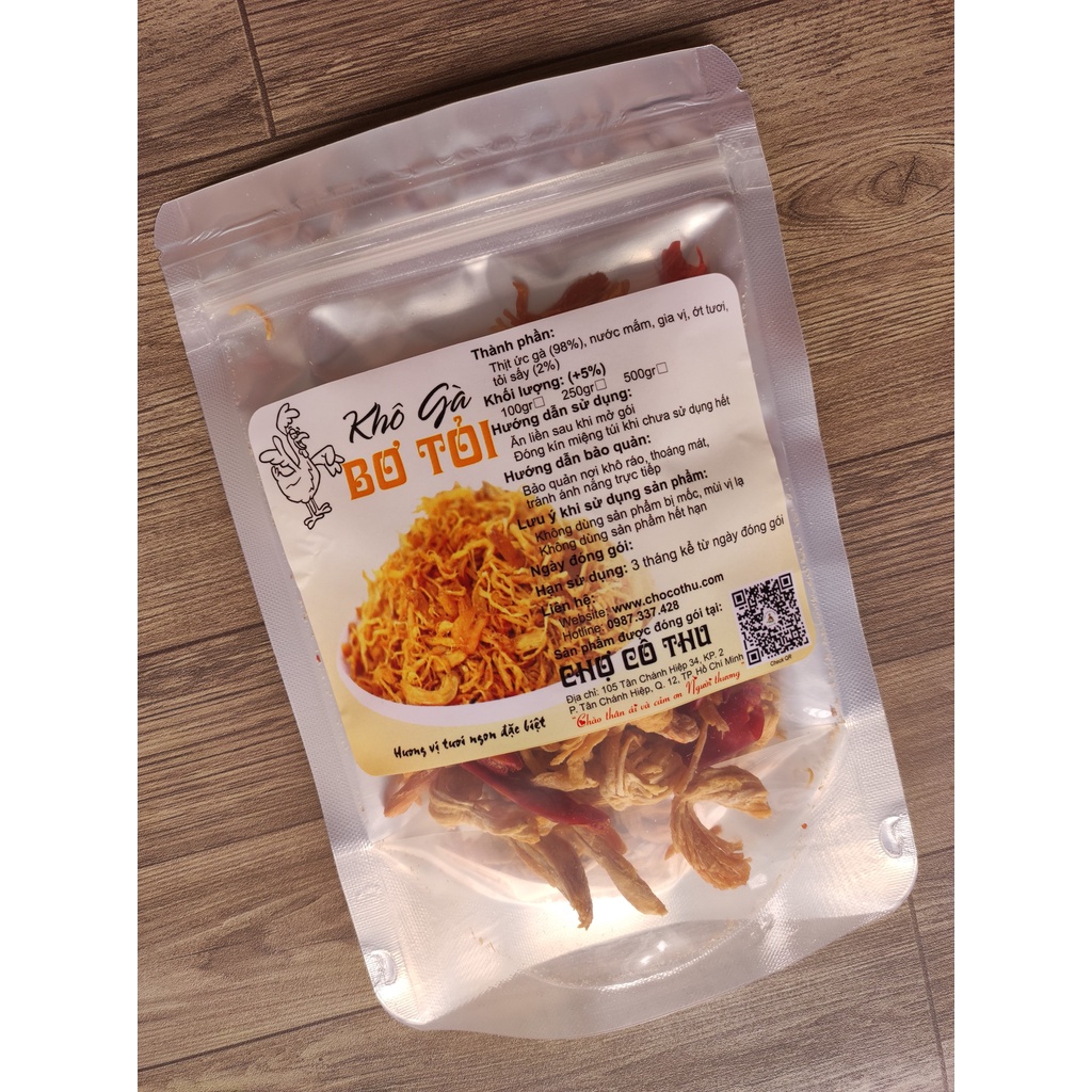 [Khô gà bơ tỏi thượng hạng - Hương vị đậm đà thơm ngon khó tả] | Chợ Cô Thu | BigBuy360 - bigbuy360.vn