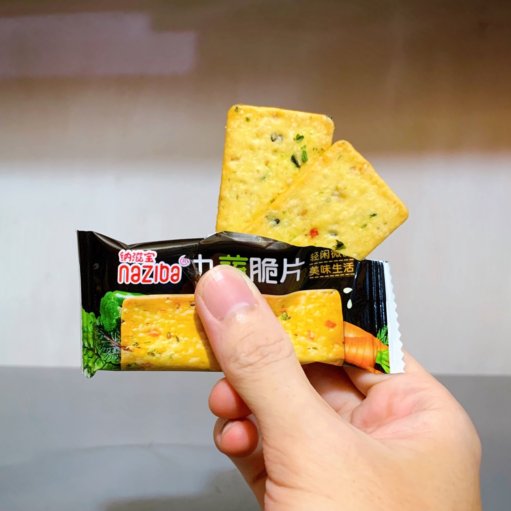 Bánh Quy Giòn Vị Rau Củ Naziba Gói 288g