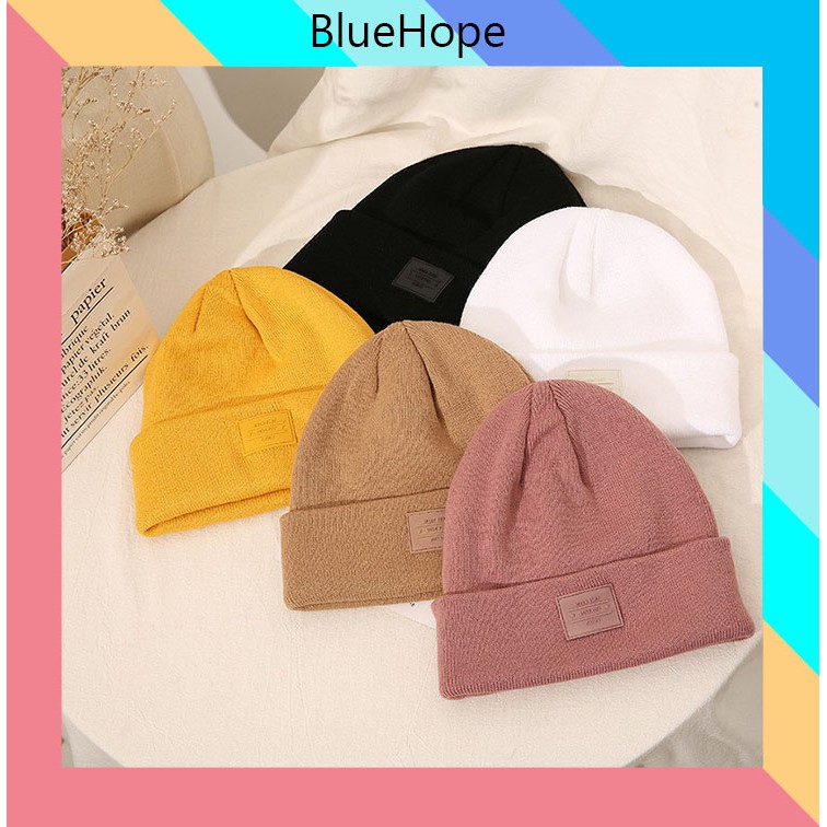 Mũ Len NAM NỮ Ulzzang Beanie Trơn MẪU MỚI 2021 GIÁ RẺ NHIỀU MÀU MN07