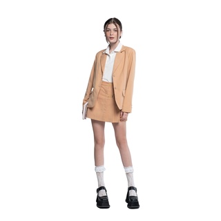 Usthebasic - Set áo váy Front Pocket Blazer