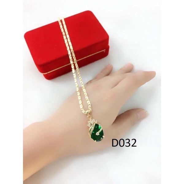 dây chuyền mạ vàng kèm mặt