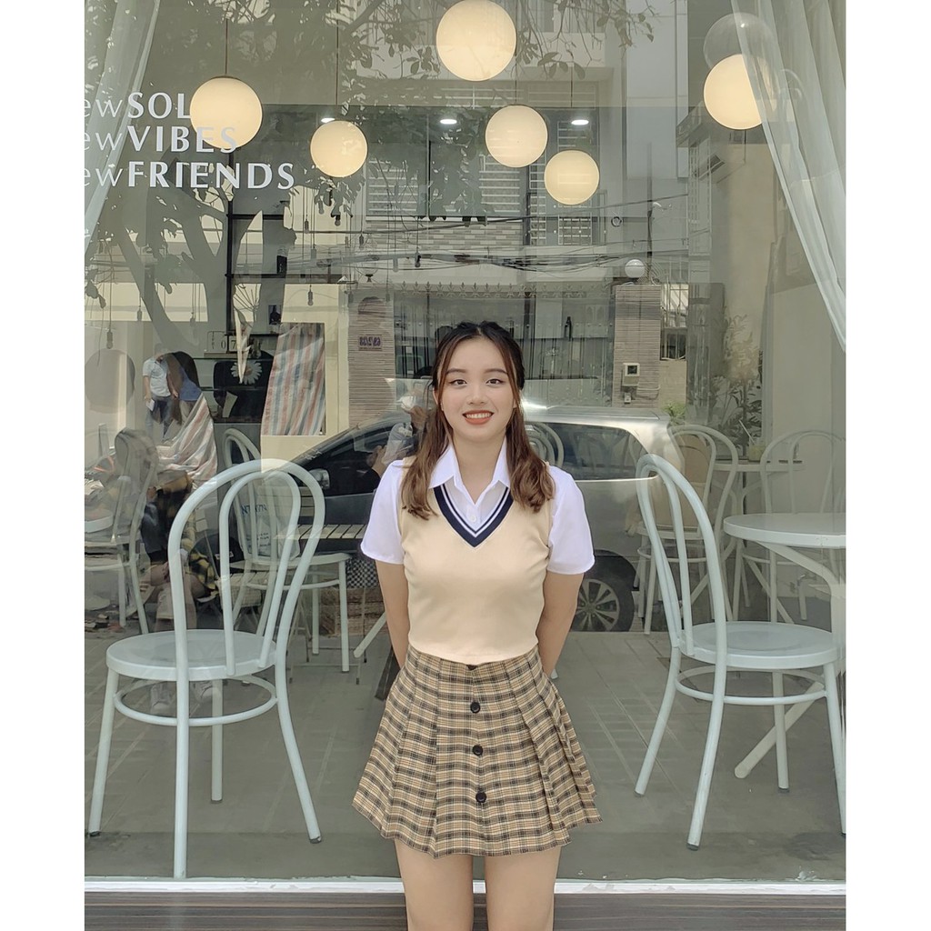 DALLA Áo gile ba lỗ croptop màu trắng - đen - đỏ DALLA SAIGON | BigBuy360 - bigbuy360.vn