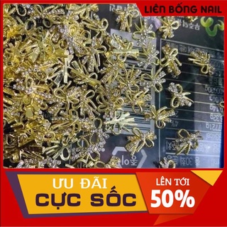 cham nơ baby lên móng bao đẹp