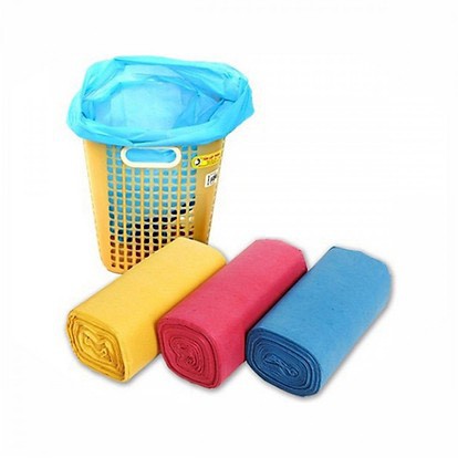 TÚI ĐỰNG RÁC TỰ PHÂN HỦY 3 CUỘN 3 MÀU - TÚI RÁC CUỘN
