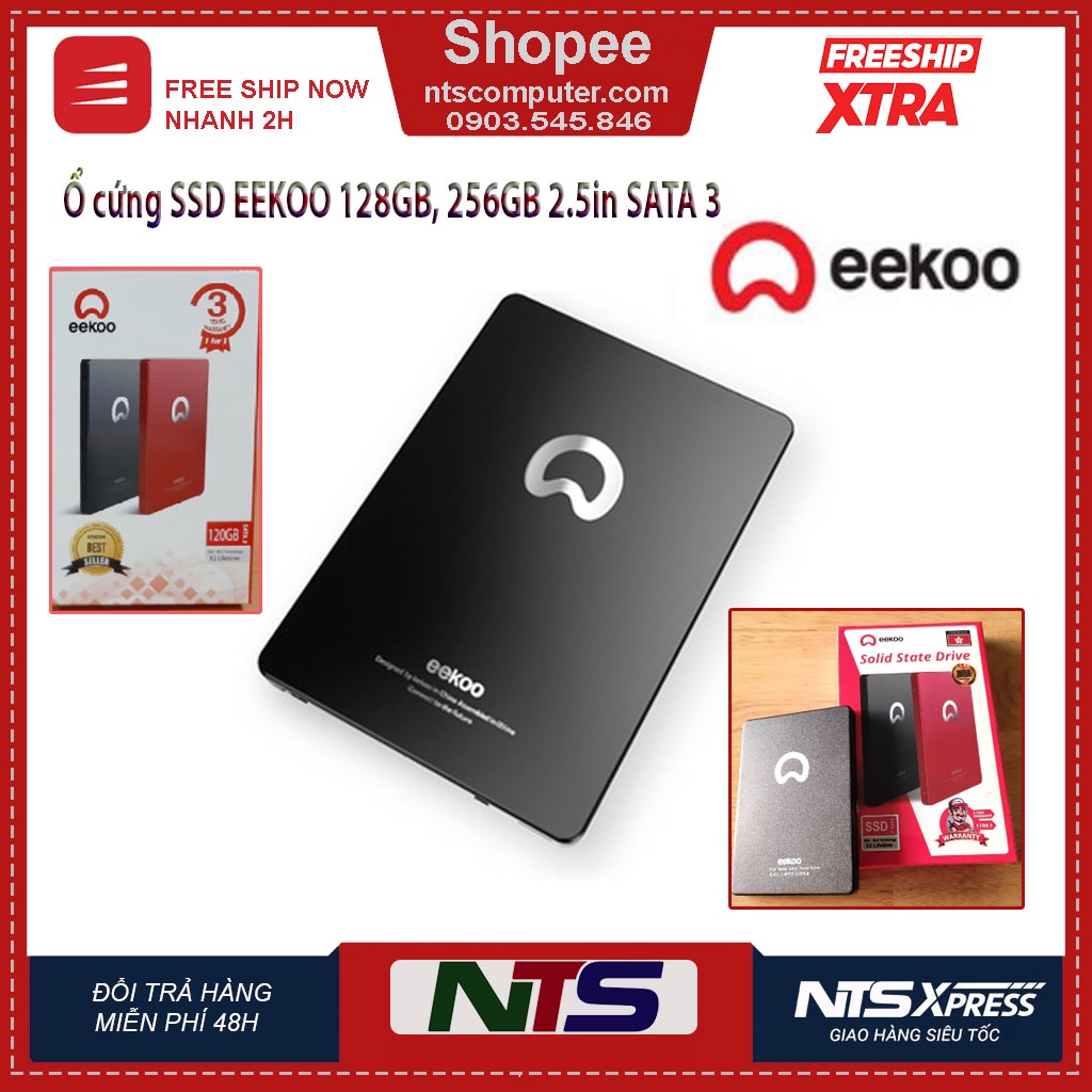 Ổ cứng SSD EEKOO 128GB, 256GB 2.5in SATA 3