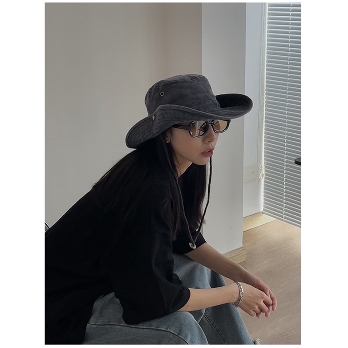 Mũ bucket/mũ cao bồi có dây
