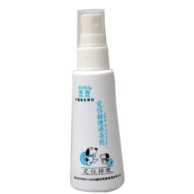Xịt vệ sinh đúng chỗ BoBo huấn luyện chó mèo đi vệ sinh đúng chỗ
