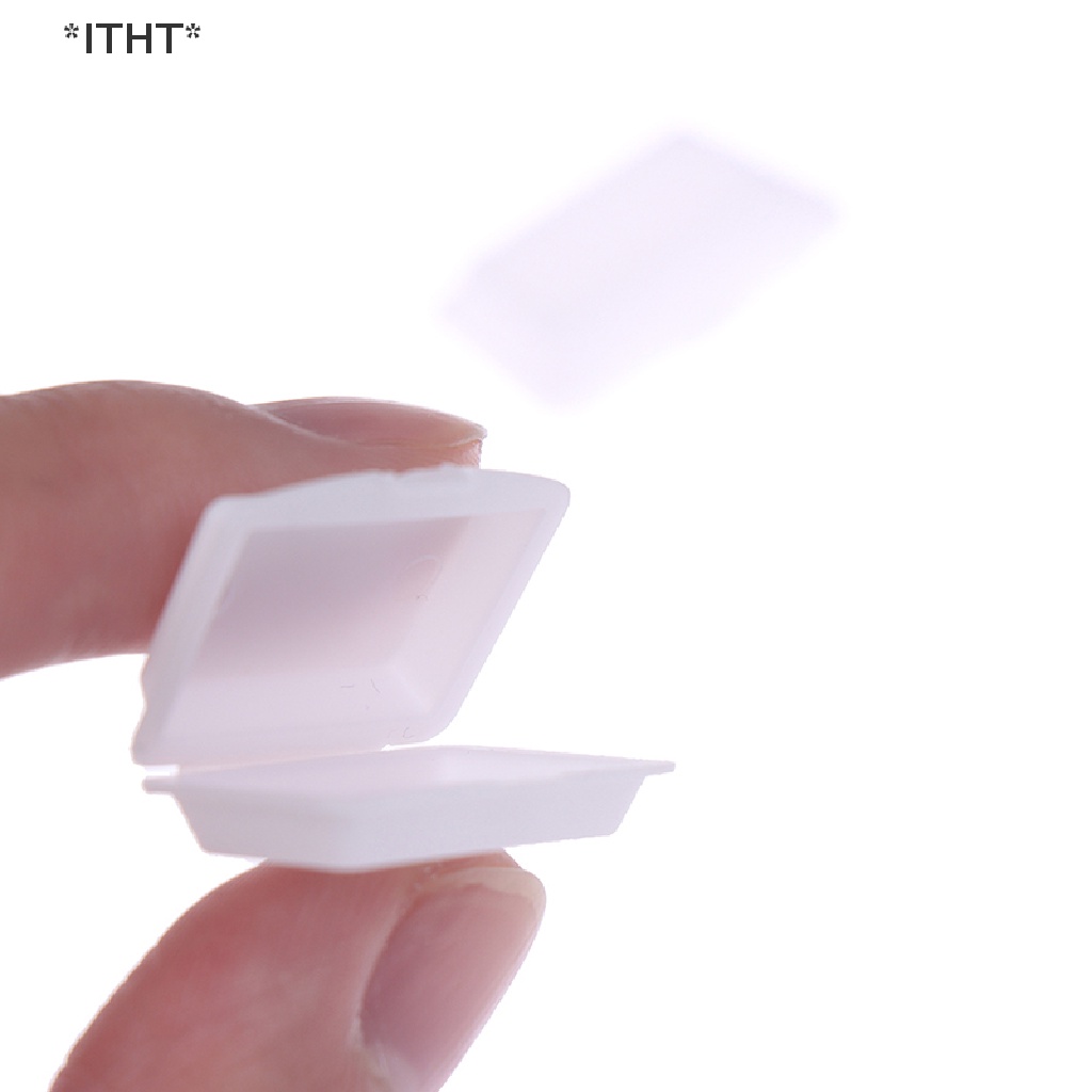 Bộ 2 hộp cơm dùng một lần đồ chơi tỉ lệ 1/12 để trang trí nhà búp bê