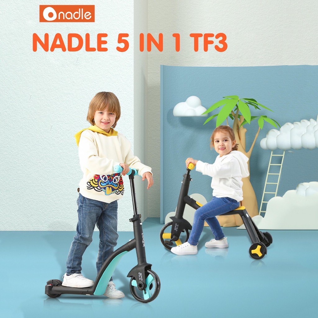 Xe Scooter Trẻ Em Cao Cấp - Nadle 5 in 1