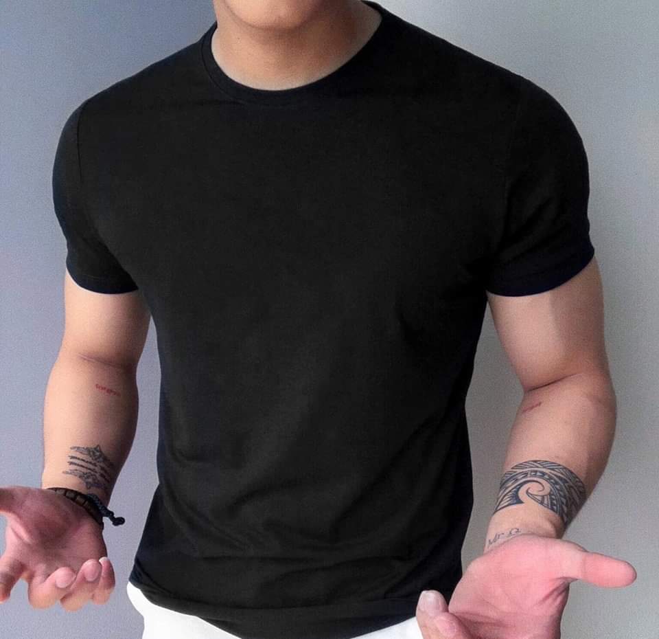 Combo 5 Áo Thun Nam Trơn Chất Liệu Cotton Thoáng Mát, Thấm Hút Tốt - Màu Ngẫu Nhiên BM03