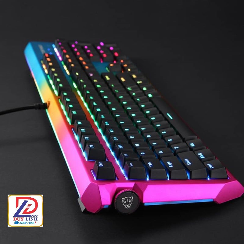 BÀN PHÍM CƠ MOTOSPEED CK80 RGB PRO GAMING (MÀU RAINBOW)