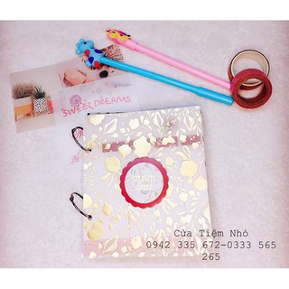 Sổ ảnh còng - Mini album - Scrapbook