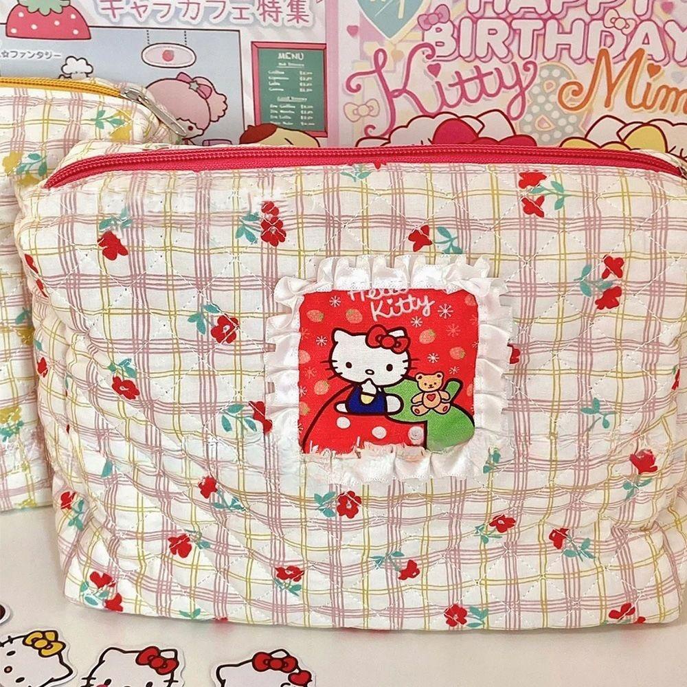 OCEANMAP Túi Đựng Mỹ Phẩm Thêu Hoa Hoạt Hình Dễ Thương