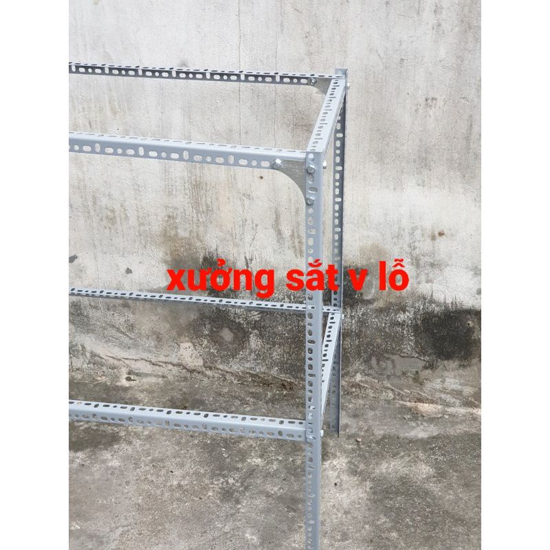 KỆ SẮT đa năng trồng rau 2 tầng dùng cho 2 khay loại 65.67.68X43cm