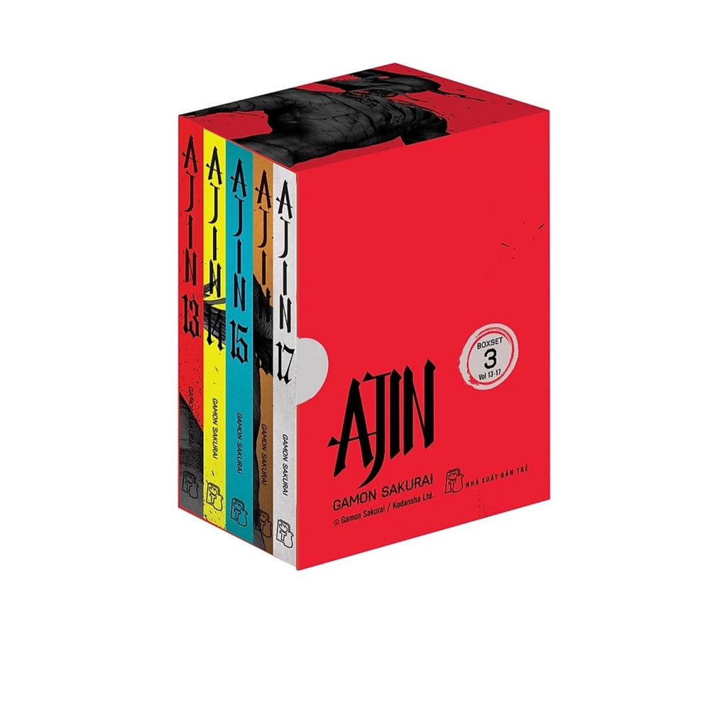 Truyện tranh - Boxset Ajin - Trọn bộ 3 Box - Tặng kèm Bookmark 3D - NXB Trẻ - 1 2 3 4 5 6 7 8 9 10 11 12 13 14 15 16 17