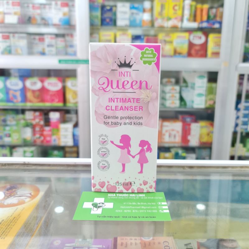 Dung dịch vệ sinh bé gái QUEEN INTIMATE CLEANSER ⚡ Tặng quà ⚡ Dùng cho các bé gái từ 01 đến 14 tuổi