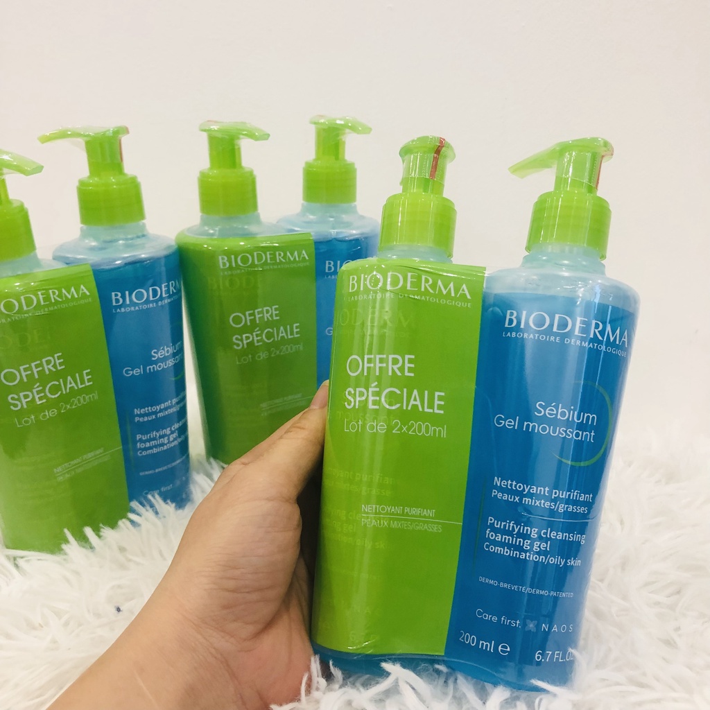Gel rửa mặt Bioderma Sébium Gel Moussant - Thành phần dịu nhẹ không gây kích ứng da