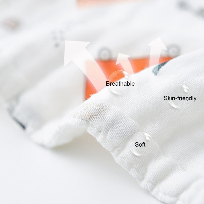 Chăn Quấn Em Bé Chất Liệu Cotton In Họa Tiết Hoạt Hình Dễ Thương