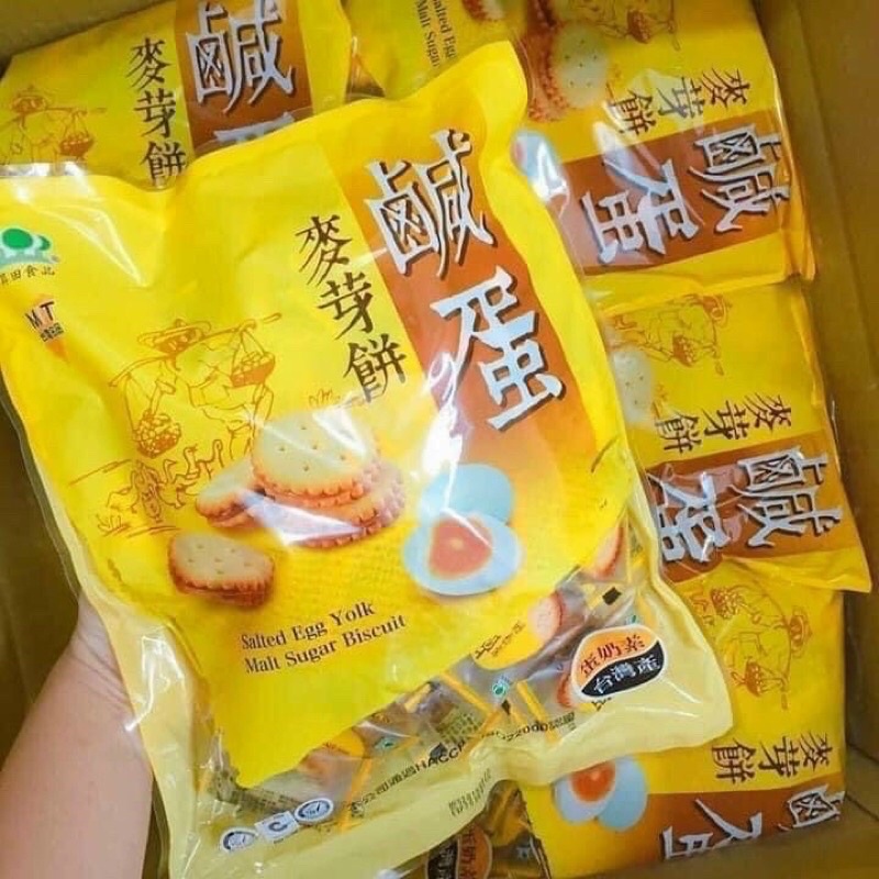 Bánh quy trứng muối Đài Loan . Hàng Loại 1 chuẩn Mit