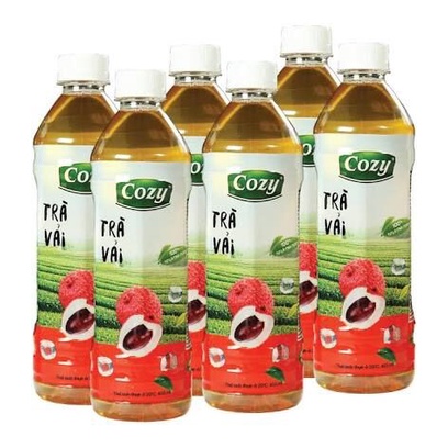 Trà Cozy Hoa Quả Vị Đào - Xoài- Tắc Mật Ong Chai 455ml
