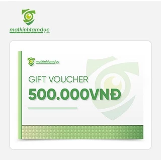 Hồ Chí Minh [Evoucher] Phiếu quà tặng Mắt Kính Tâm Đức 500K